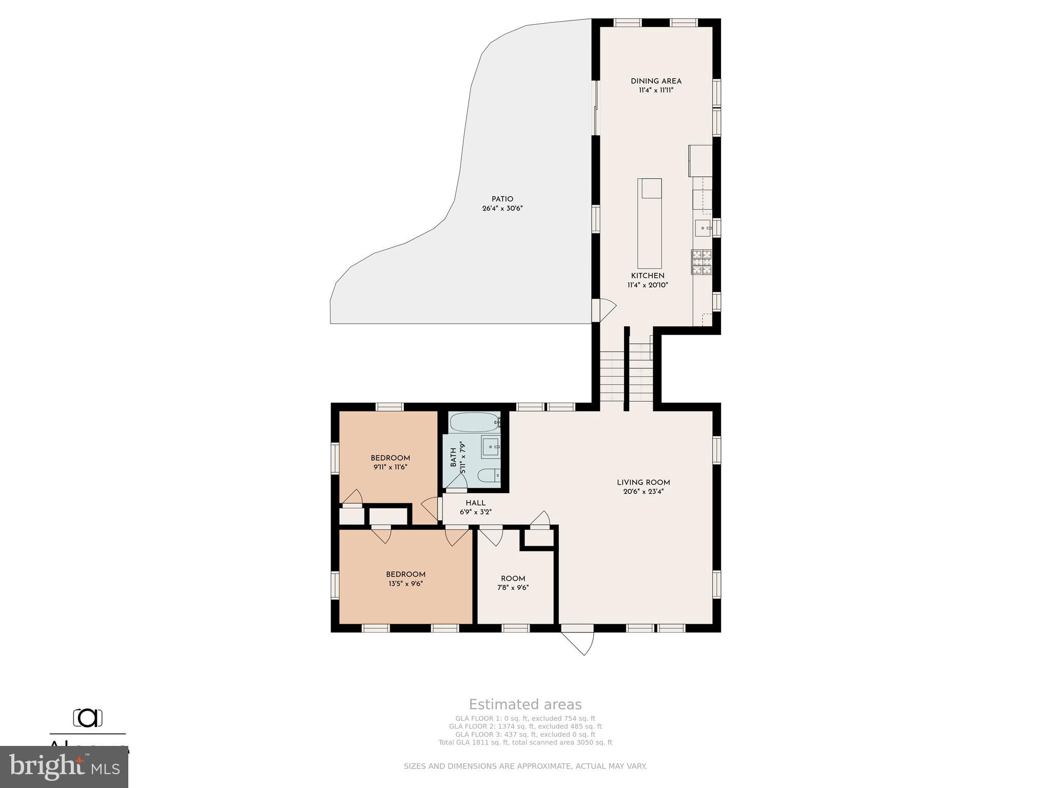 621 Beatty Road Springfield, PA 19064 - Photo 21 of 22 a picture of floor plan
