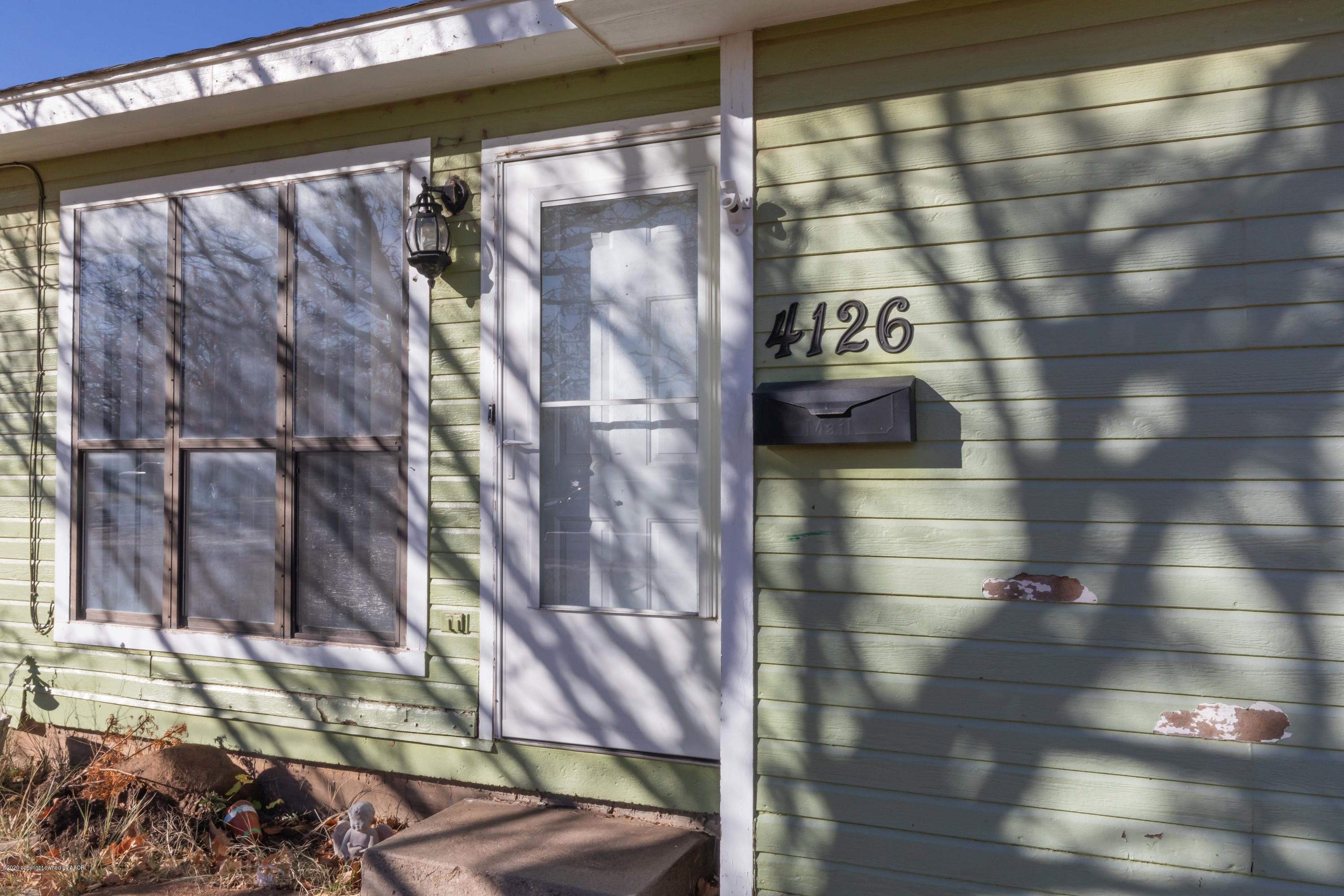 4126 Parker Street Amarillo, TX 79110 - Photo 2 of 31 FRONT VIEW 2