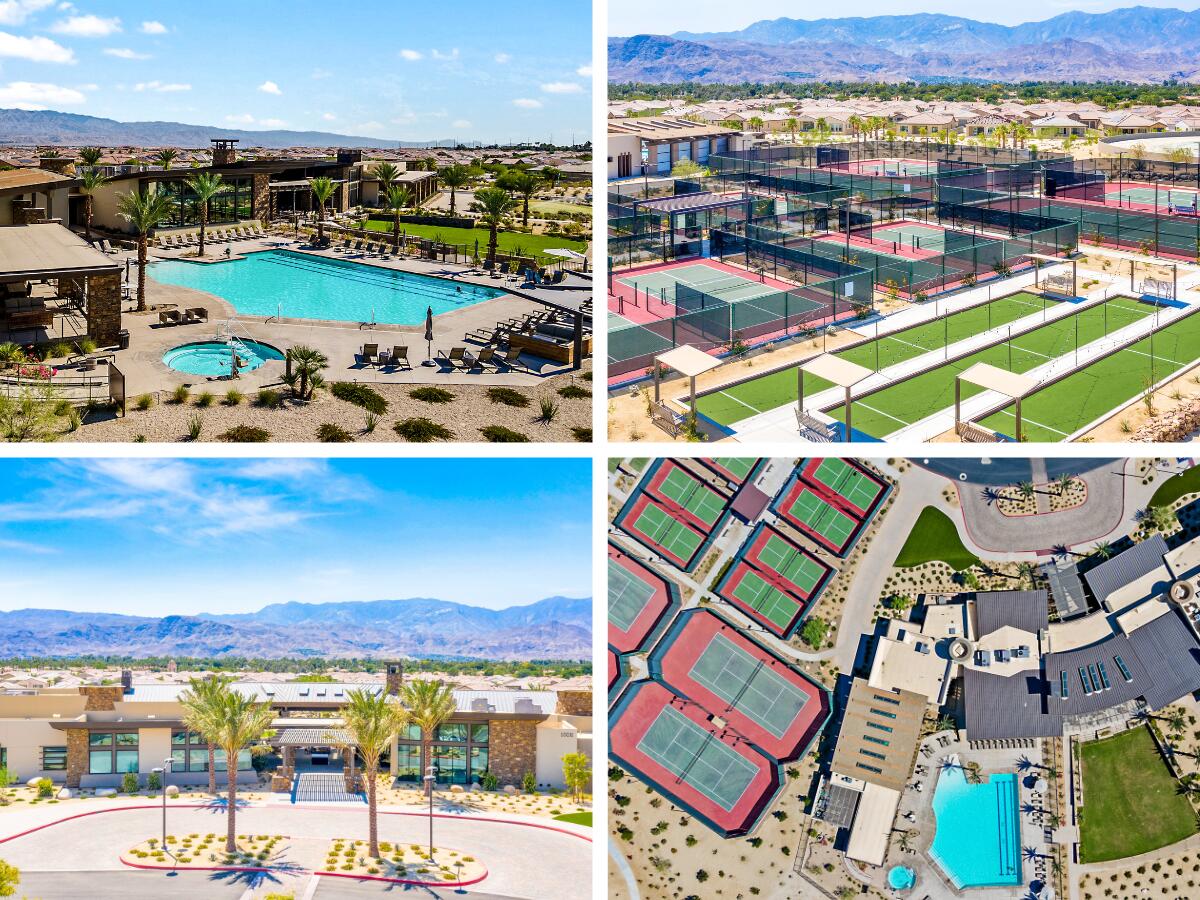 10 Gamay Rancho Mirage, CA 92270 - Photo 12 of 86 an aerial view of a building with swimming pool and city view