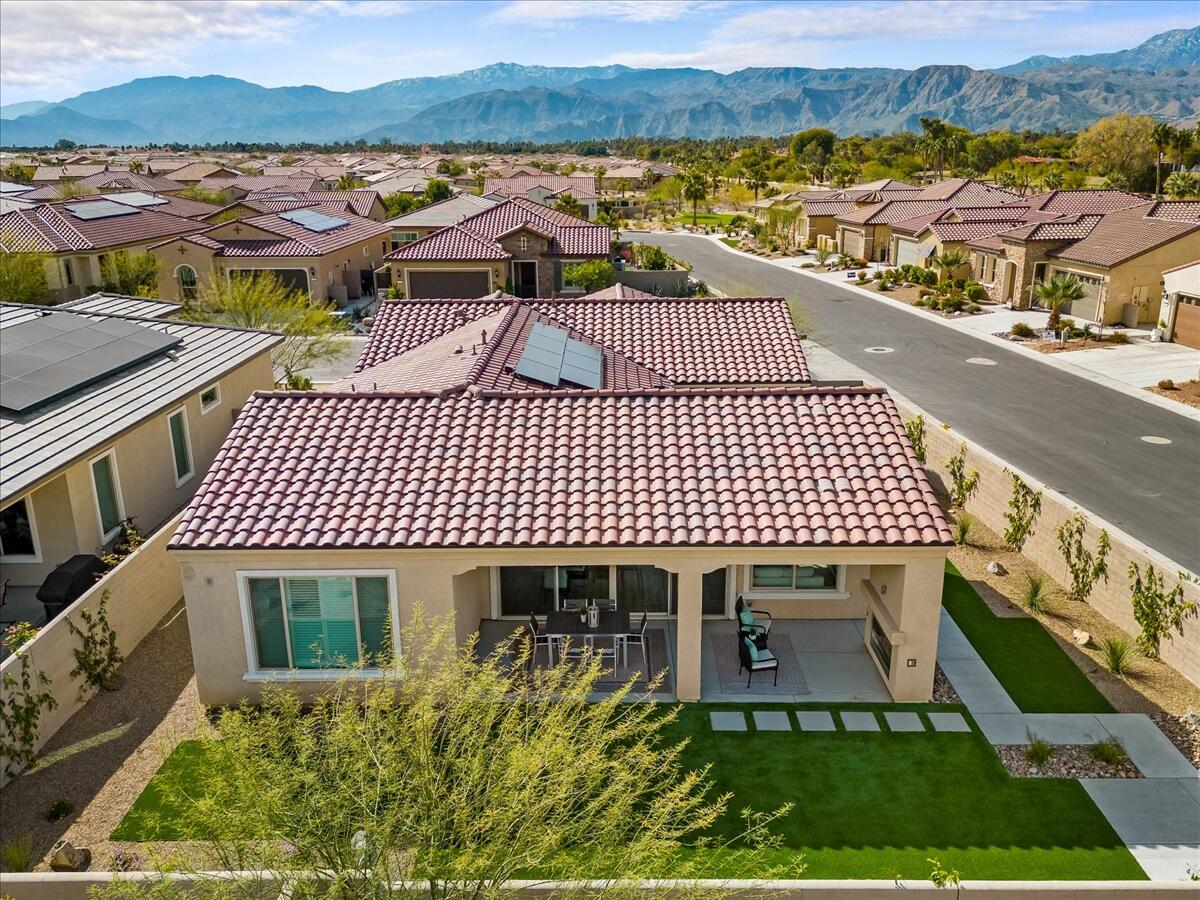 10 Gamay Rancho Mirage, CA 92270 - Photo 44 of 86 a front view of a house with a garden