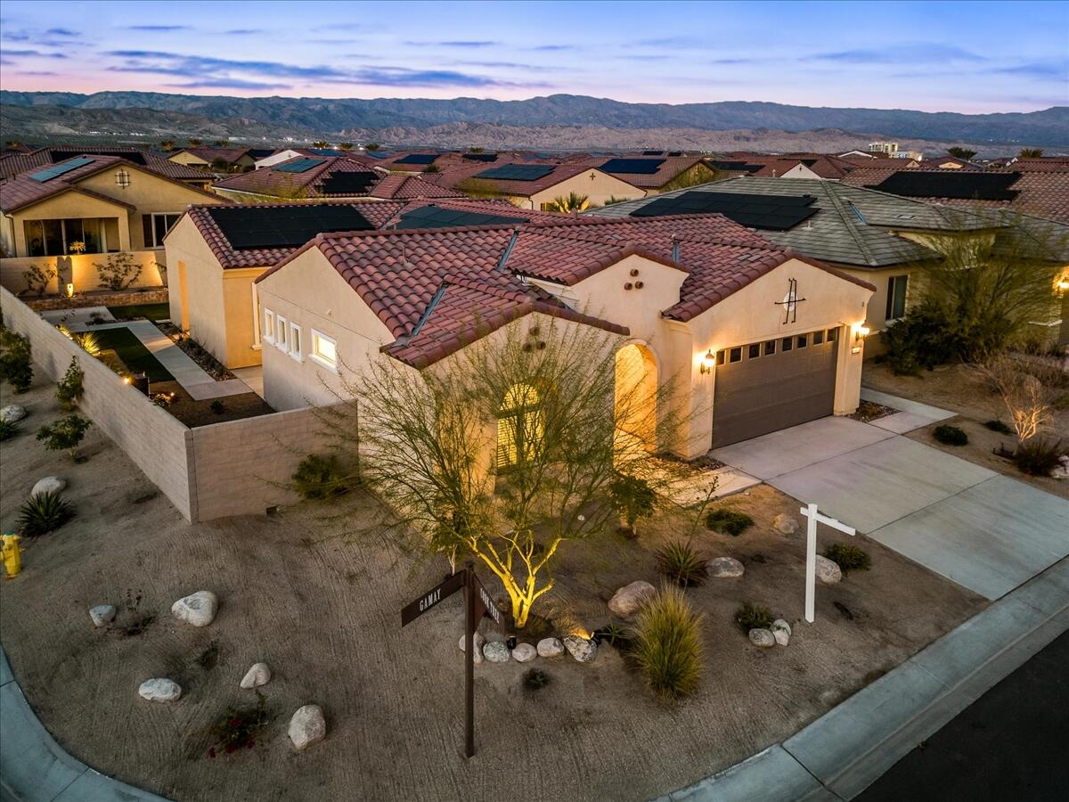 10 Gamay Rancho Mirage, CA 92270 - Photo 61 of 86 an aerial view of a house with a ocean view