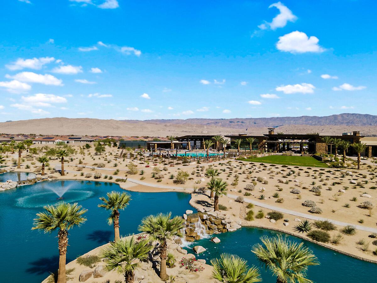 10 Gamay Rancho Mirage, CA 92270 - Photo 65 of 86 a view of a lake with a city