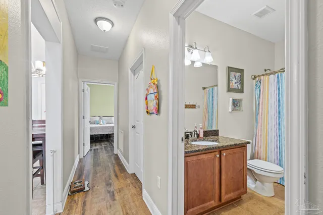 a front view of house with yard and outdoor seating