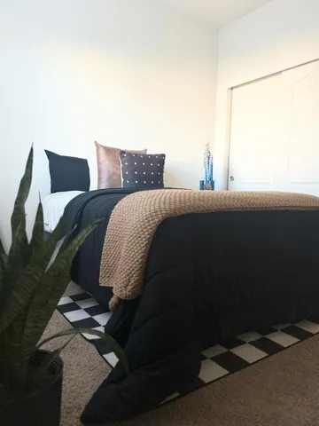 a living room with a couch