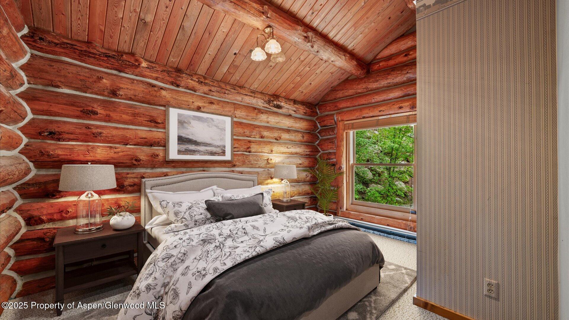 153 Peachblow Road Basalt, CO 81621 - Photo 18 of 36 second bedroom staged