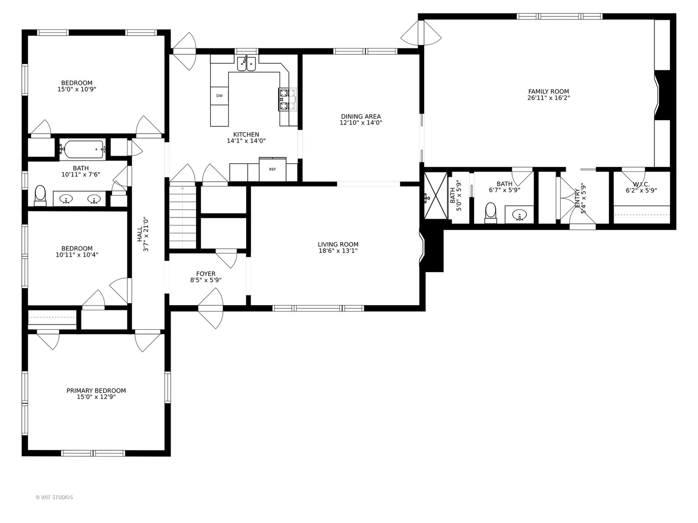 1108 Woodview Road Burr Ridge, IL 60527 - Photo 28 of 29 a picture of a floor plan