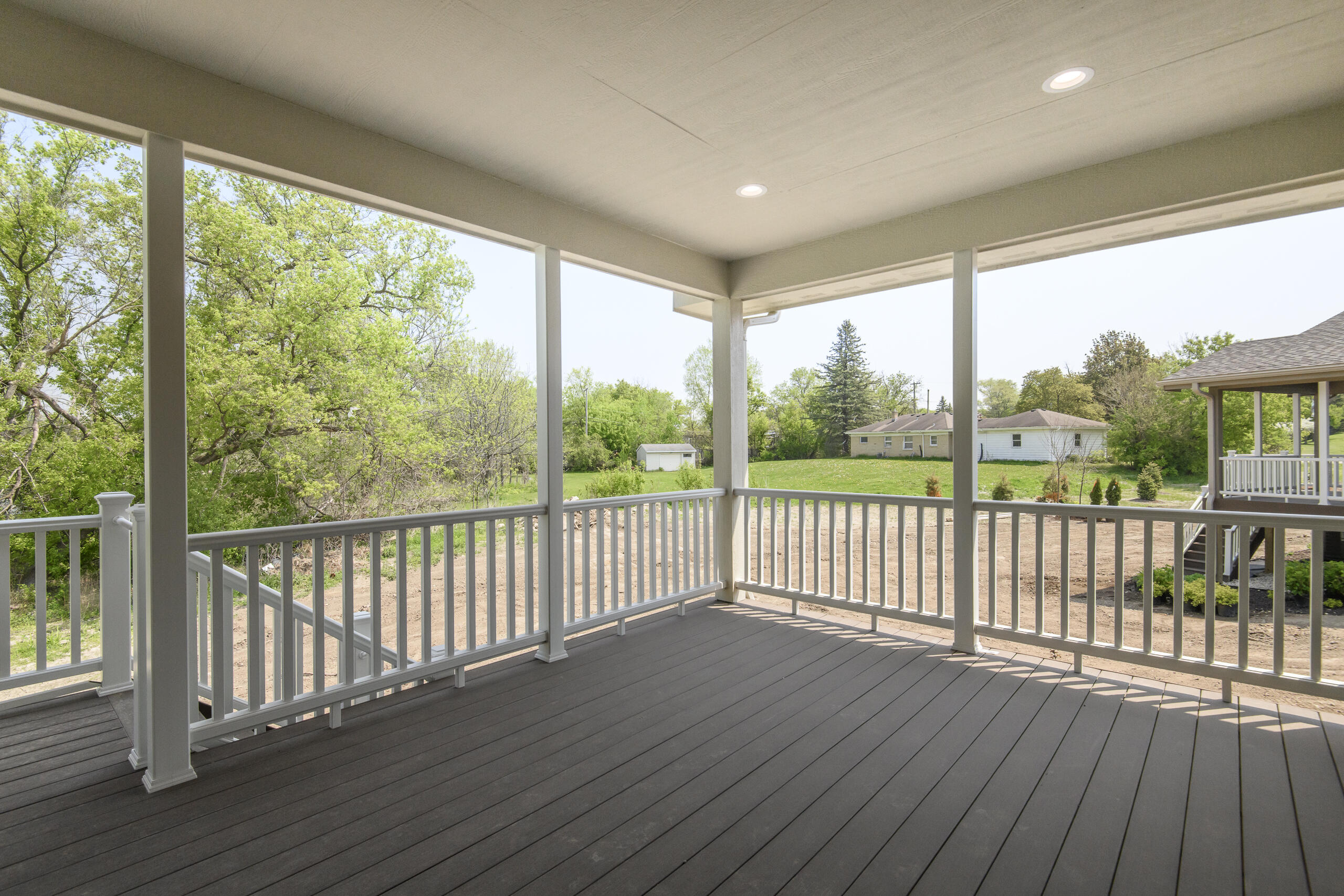 20860 Gray Street Lannon, WI 53046 - Photo 17 of 29 Covered Deck