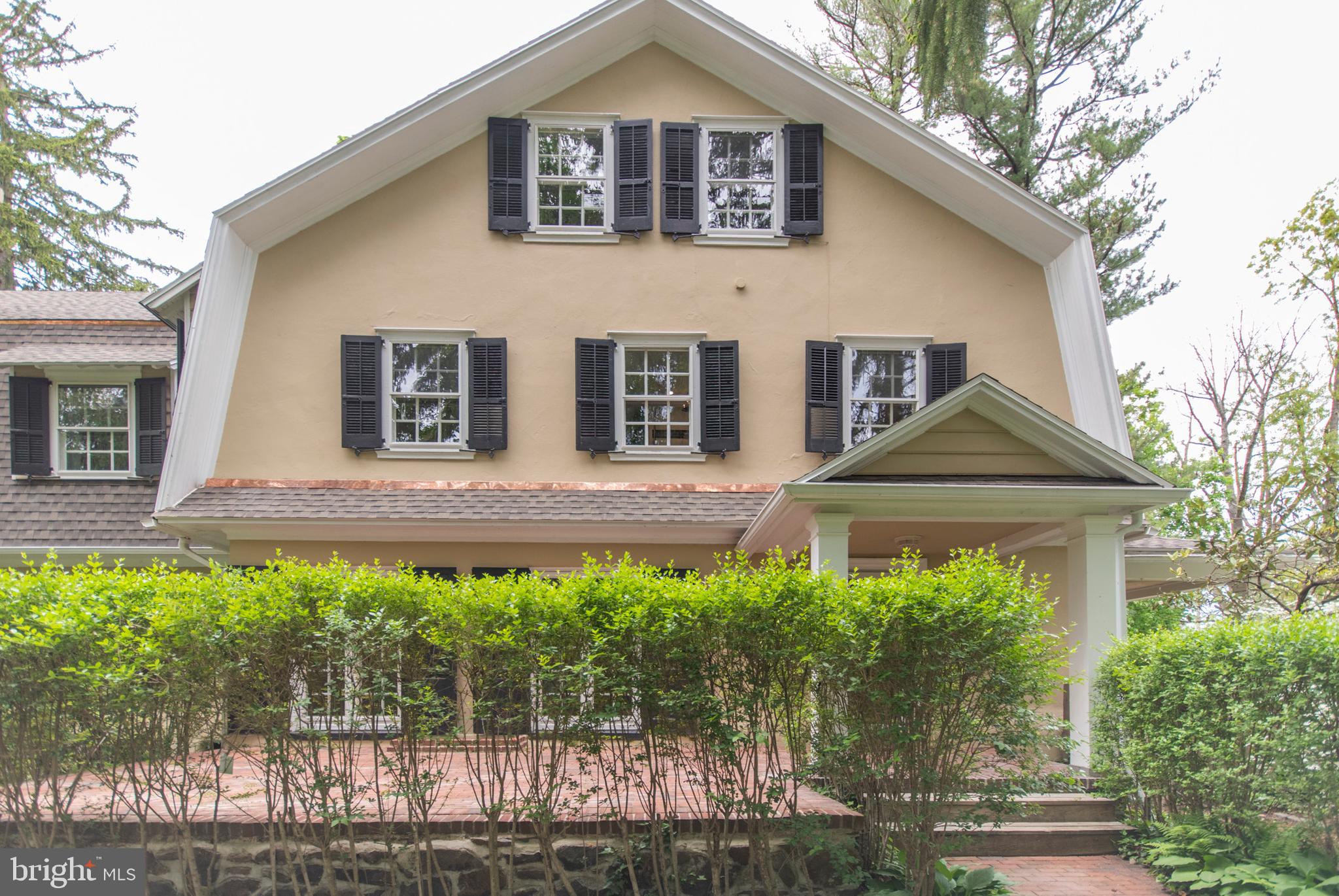 418 Dorset Road Devon, PA 19333 - Photo 41 of 54 Front Entry with Brick Patio