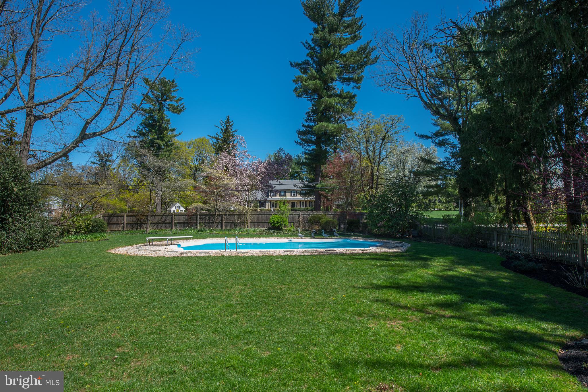 418 Dorset Road Devon, PA 19333 - Photo 43 of 54 View from Side Porch toward Dorset Road