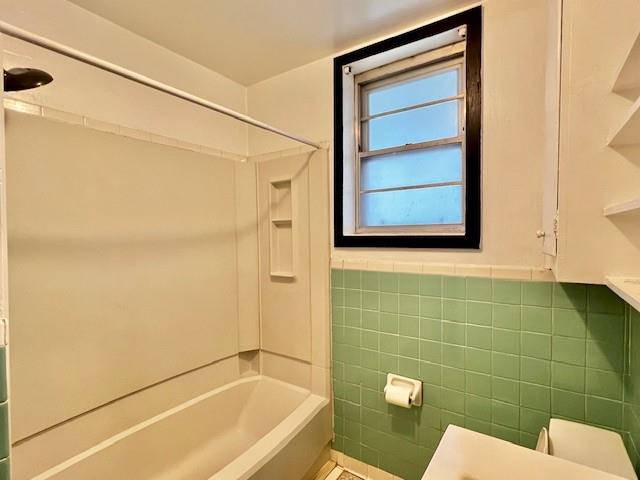 378 9th Street Northeast, Unit 1 Atlanta, GA 30309 - Photo 9 of 9 a bathroom with a shower and a bathtub