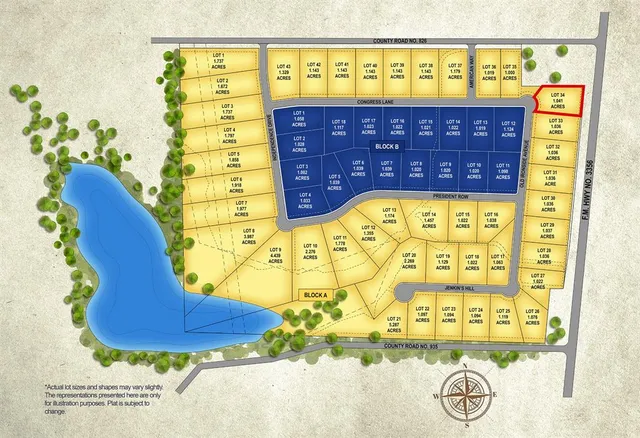 a bird view of a backyard