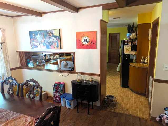 a view of a workspace with furniture