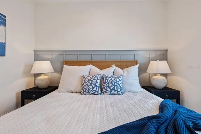 a view of a backyard with plants