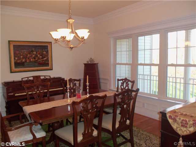 1380 Quarter Mill Court Powhatan, VA 23139 - Photo 3 of 12 Dining Room - Spacious formal dining roomj with ha