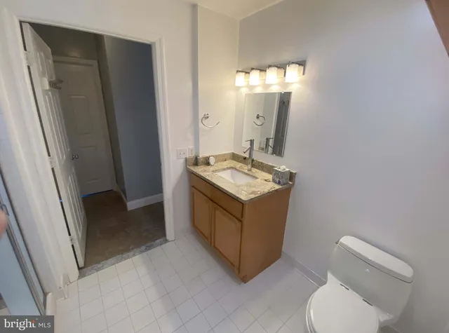 view of an empty room with a window