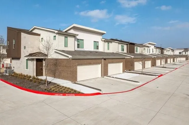 a front view of a house with entertaining space