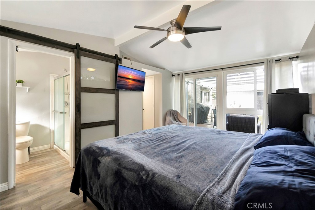 1770 Wright Street Pomona, CA 91766 - Photo 18 of 70 Primary suite with barn door and upgraded bathroom