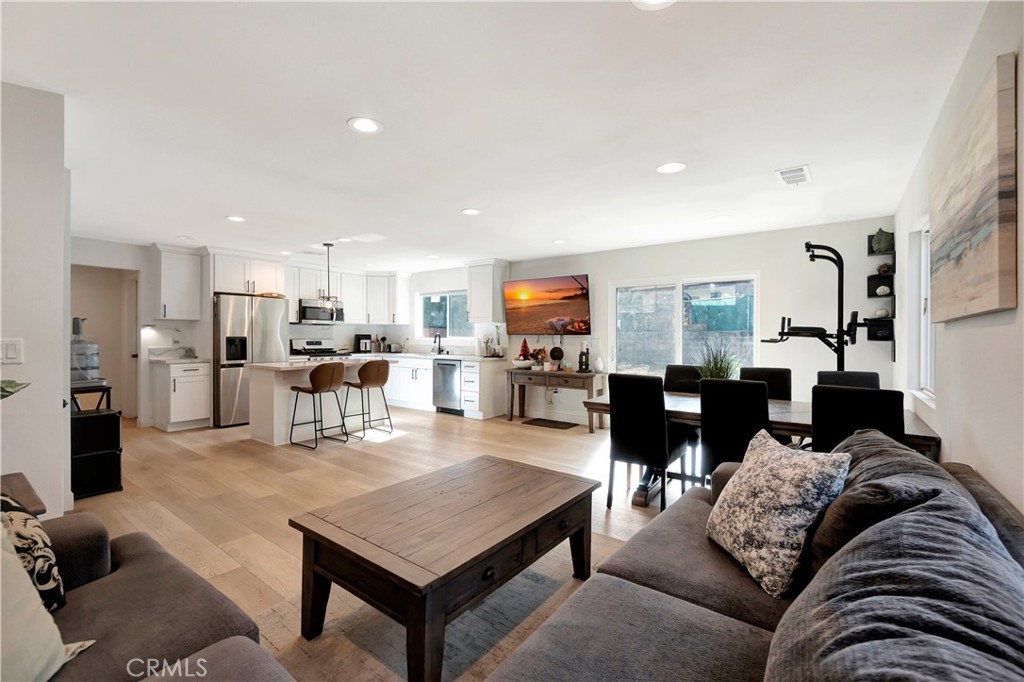 1770 Wright Street Pomona, CA 91766 - Photo 34 of 70 a living room with furniture and kitchen view