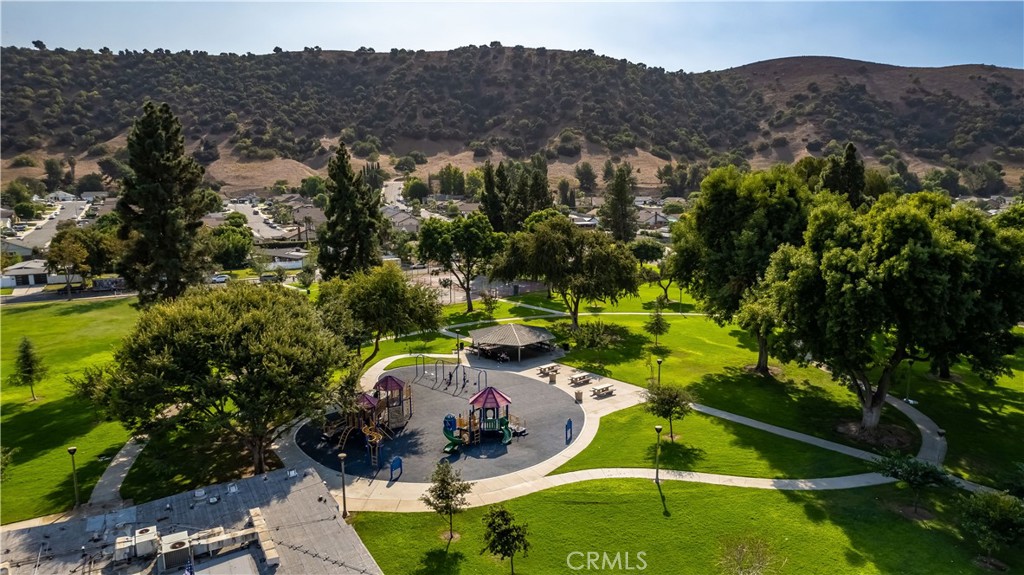 1770 Wright Street Pomona, CA 91766 - Photo 65 of 70 an aerial view of a house with a garden