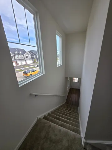 a view of entryway with a window