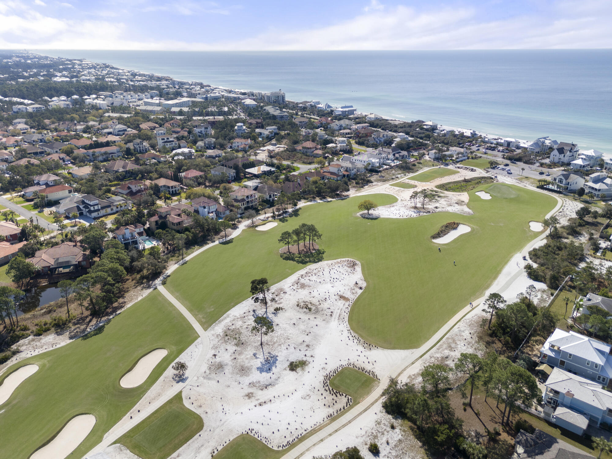 Lot 4 Calm Gulf Drive Santa Rosa Beach, FL 32459 - Photo 36 of 36 an aerial view of a residential houses with outdoor space
