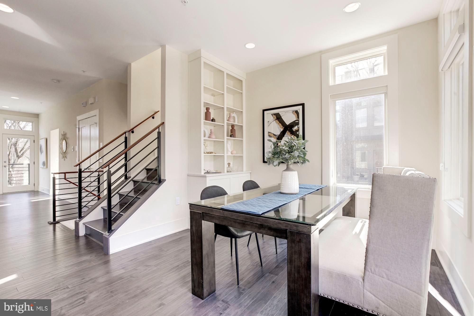 5136 Willet Bridge Road Bethesda, MD 20816 - Photo 12 of 41 Dining Area w/ Custom Built-Ins