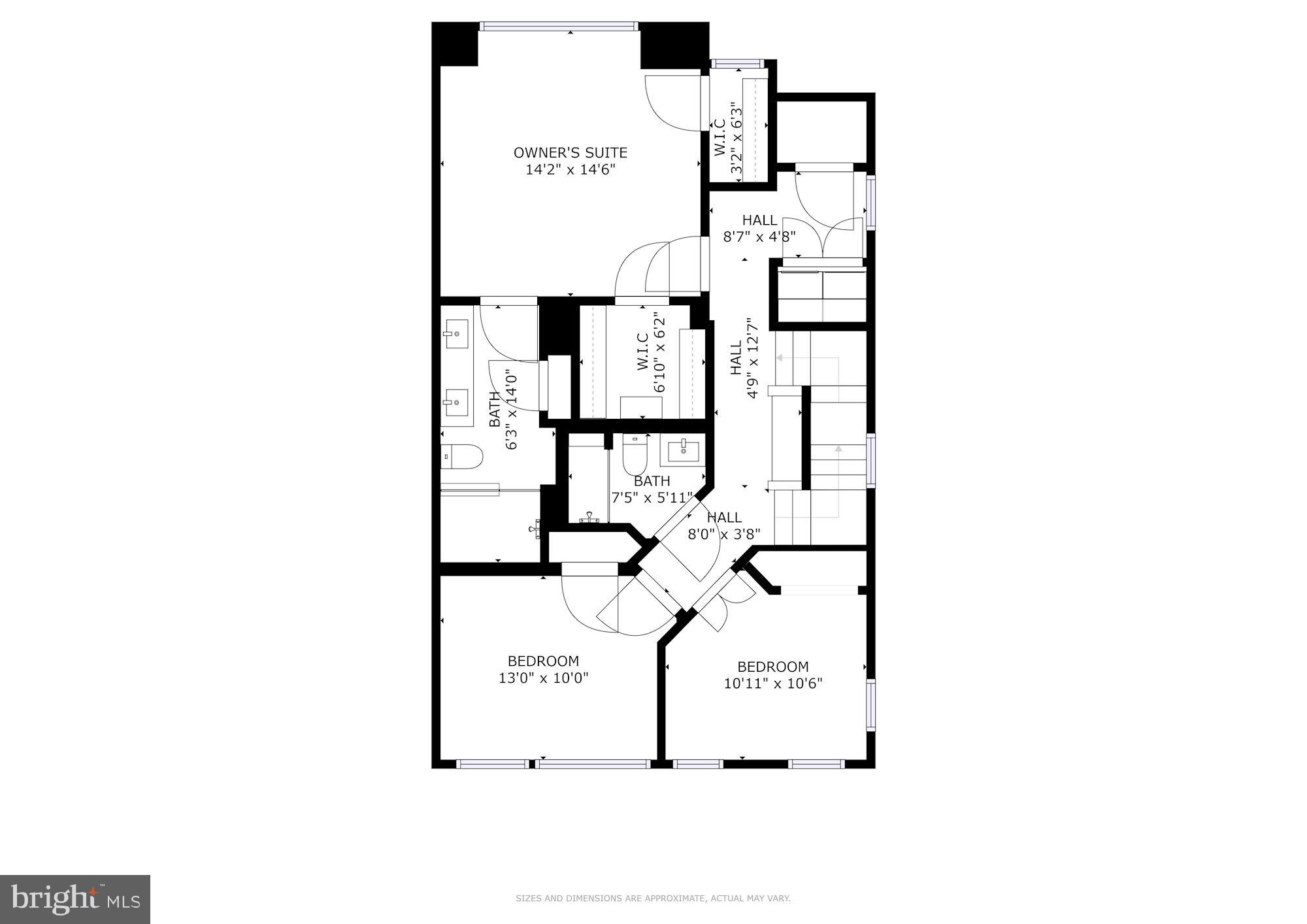 5136 Willet Bridge Road Bethesda, MD 20816 - Photo 40 of 41 3rd Level Floorplan