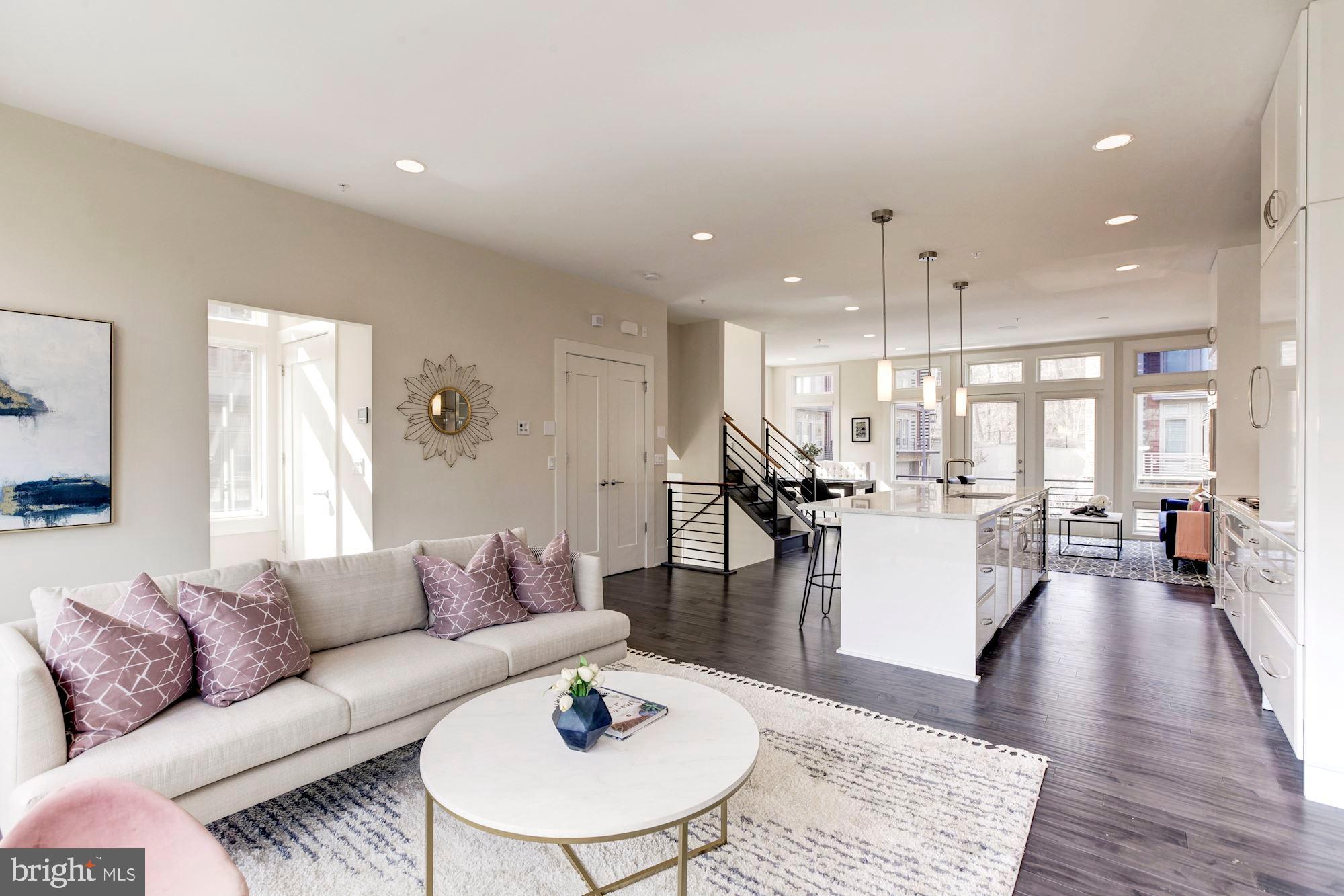 Open Living Space is Flooded w/ Natural Light