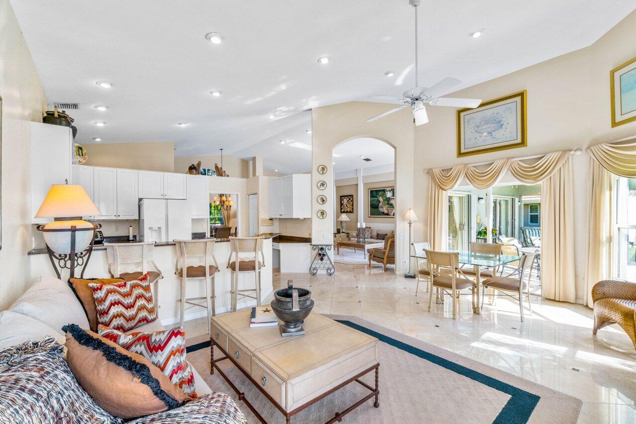 7027 Falls Road East Boynton Beach, FL 33437 - Photo 11 of 33 Family Room to Kitchen