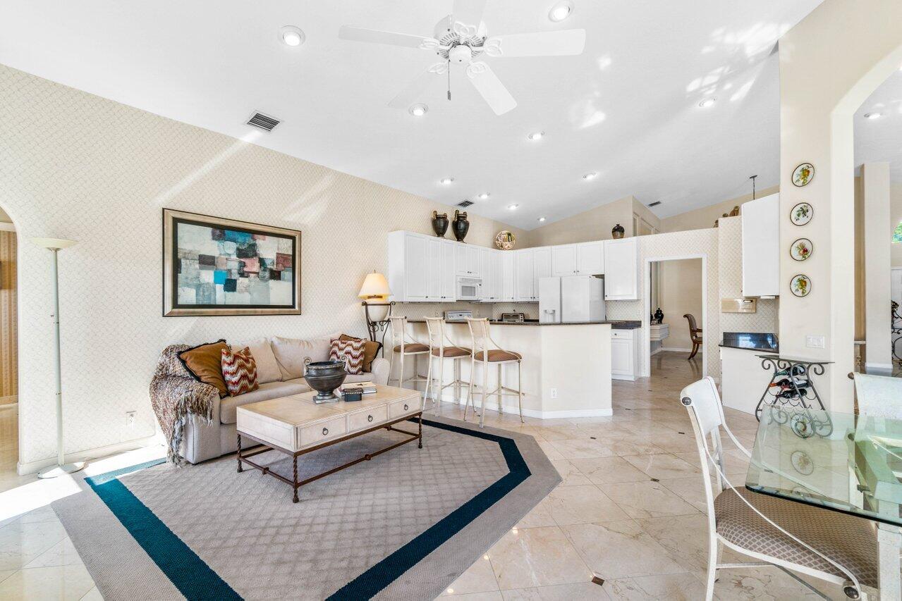 7027 Falls Road East Boynton Beach, FL 33437 - Photo 12 of 33 Family Room to Kitchen