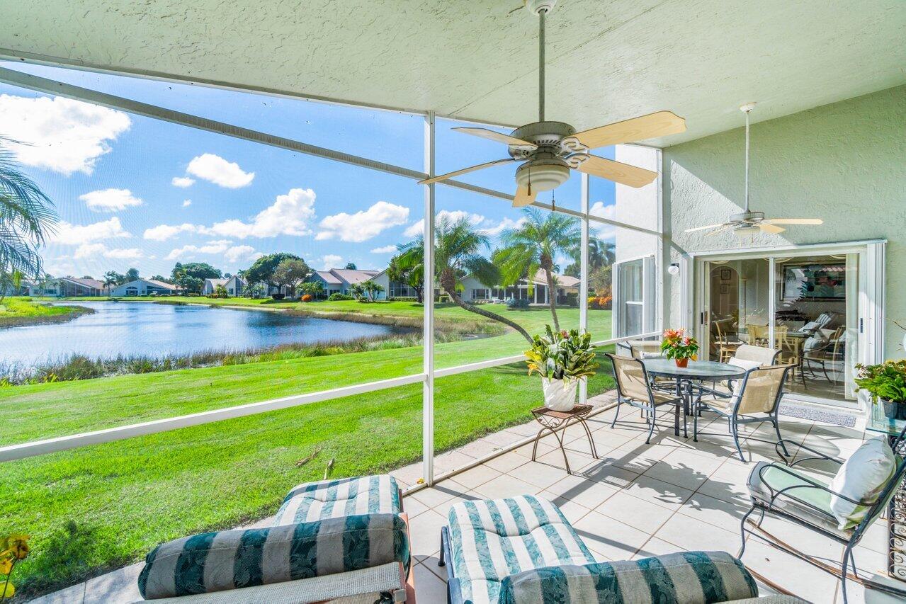 7027 Falls Road East Boynton Beach, FL 33437 - Photo 27 of 33 Screened Porch