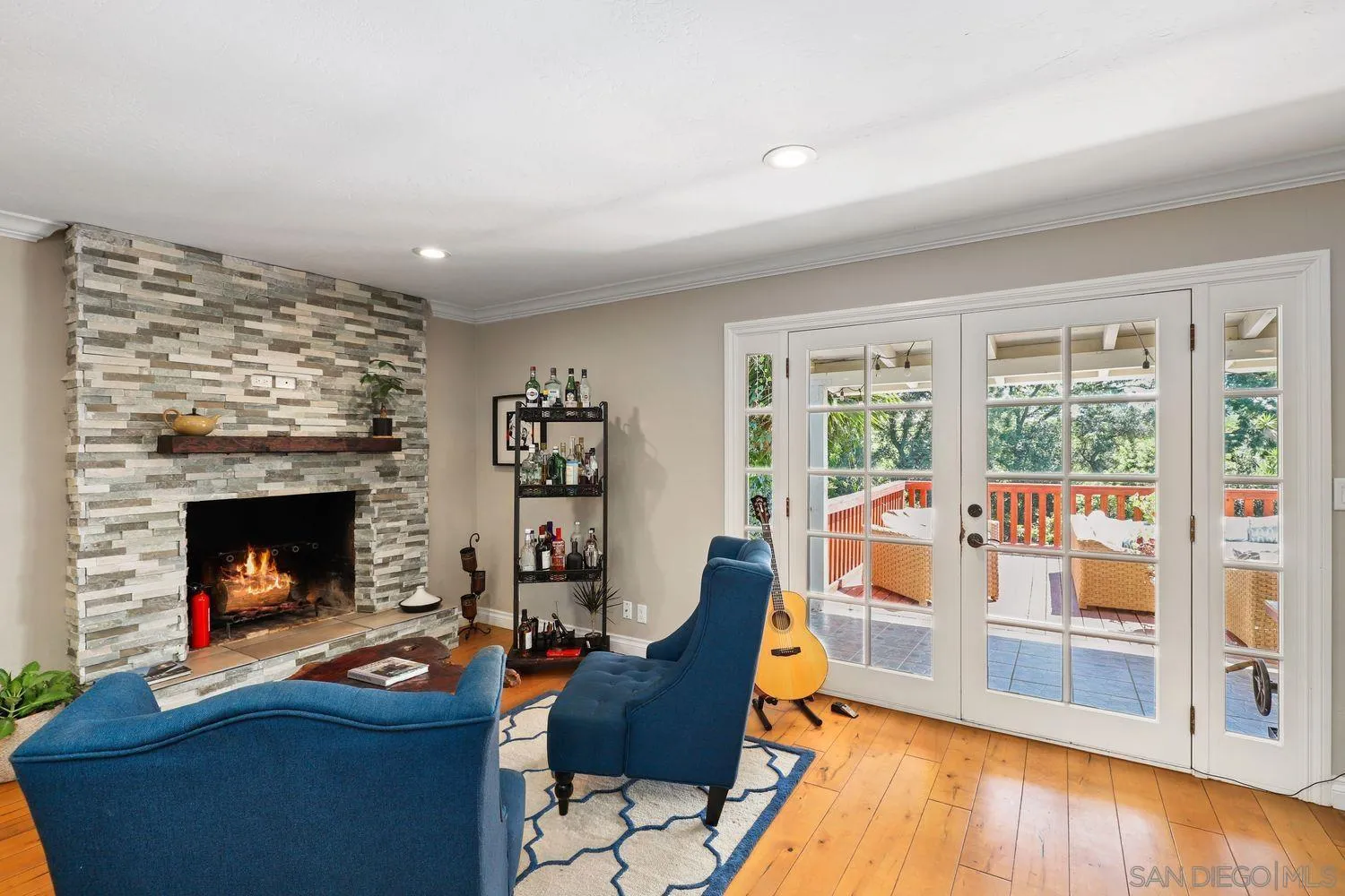 1921 Winterwarm Drive Fallbrook, CA 92028 - Photo 8 of 32 a living room with furniture and a fireplace