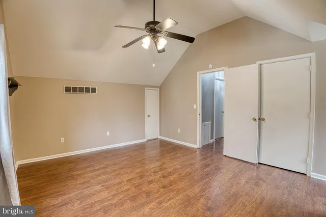 wooden floor in an empty room