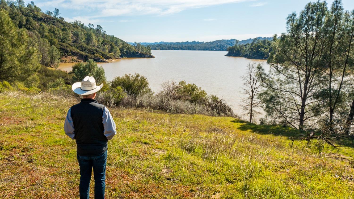 a backyard of a house with lots of green space and fog