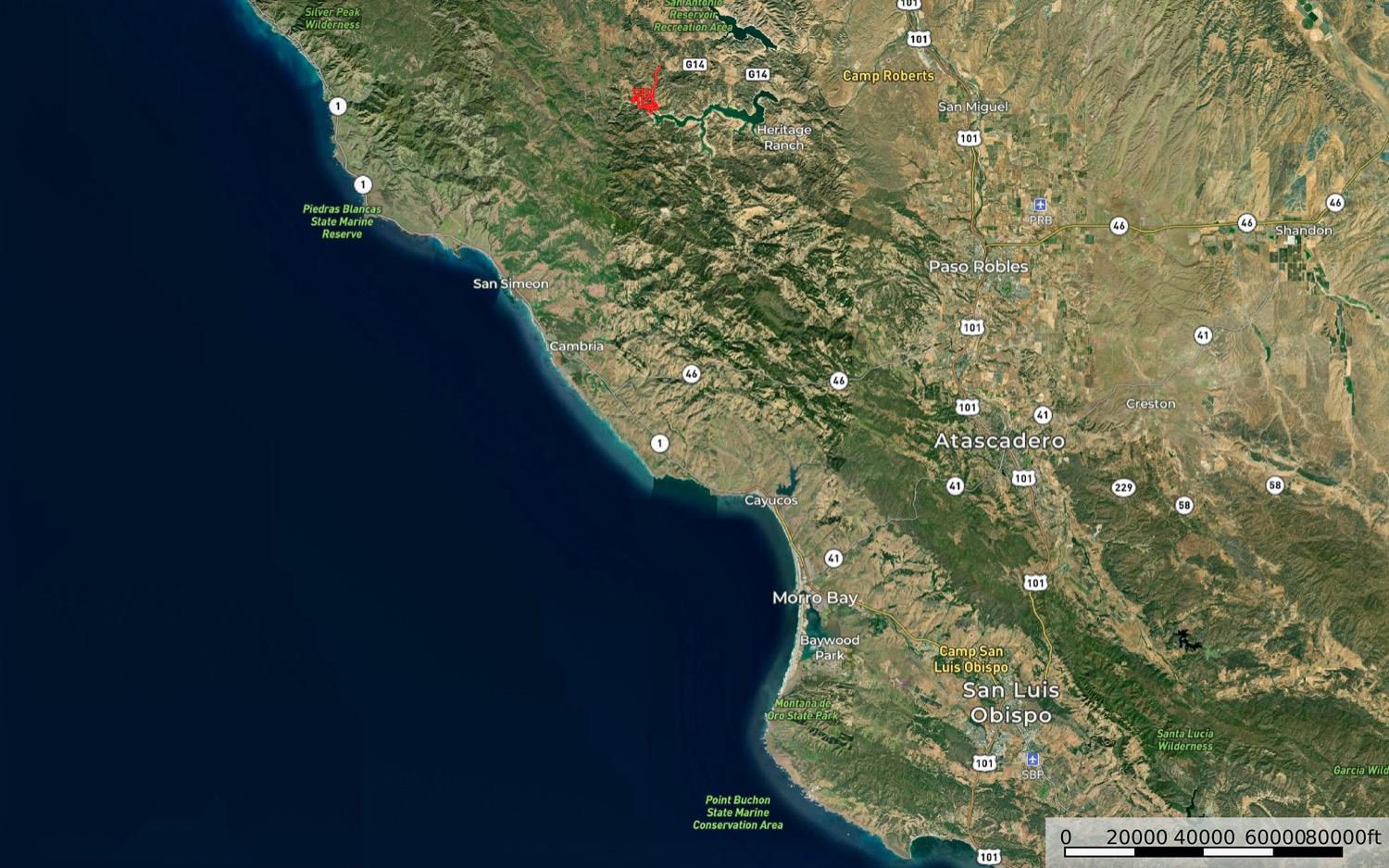 0 Lynch Canyon Road Bradley, CA 93426 - Photo 83 of 83 a view of a yard with plants and large trees