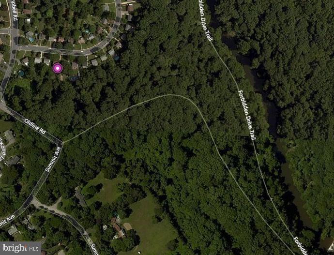 8406 Chippewa Road Philadelphia, PA 19128 - Photo 38 of 38 Aerial Map of house in relation to Park