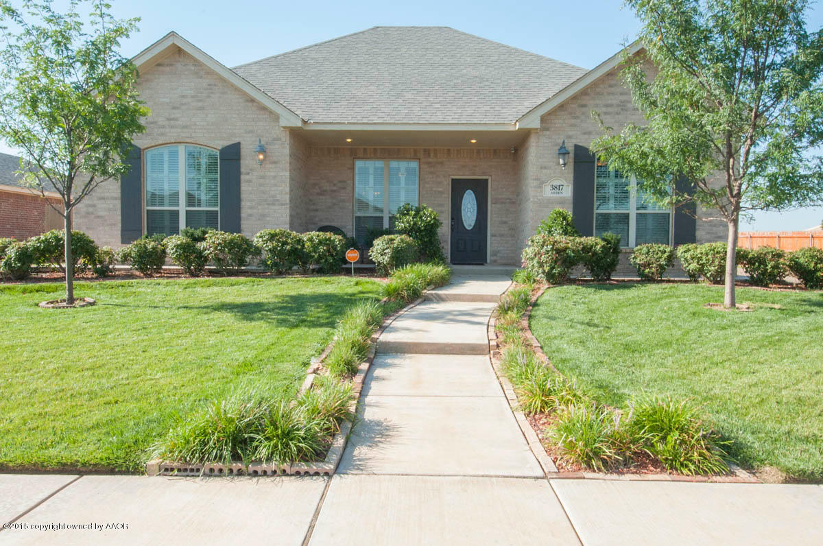 3817 Arden Road Amarillo, TX 79118 - Photo 1 of 30 a front view of a house with a yard