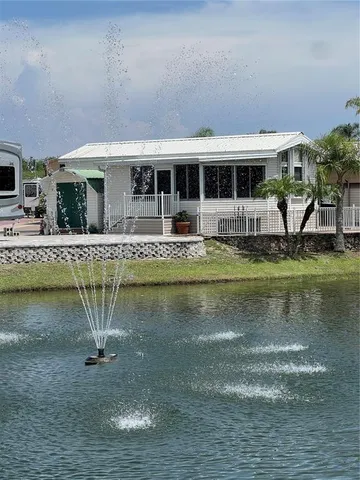 a view of a house with pool