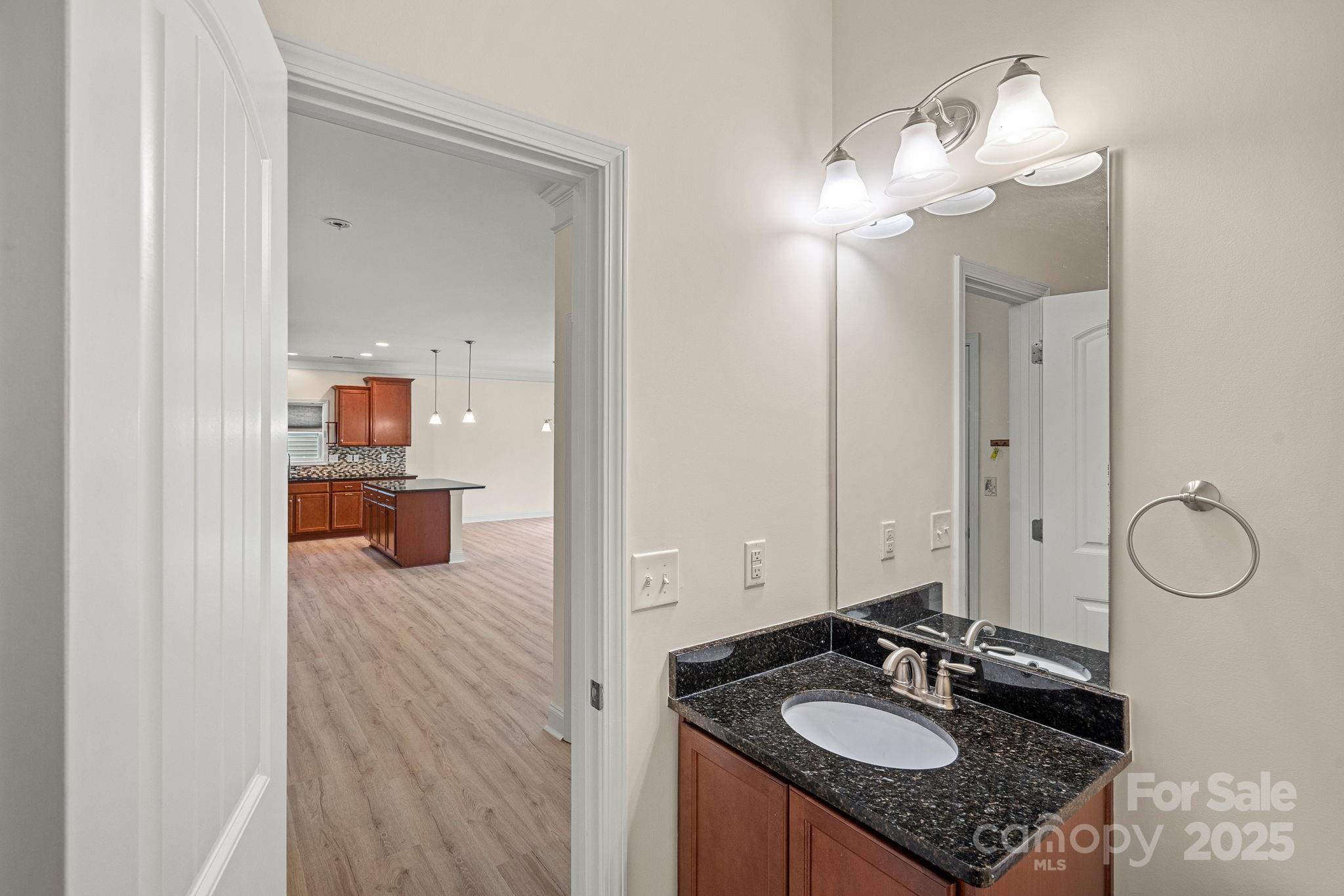 2079 Lakebridge Drive Fort Mill, SC 29715 - Photo 15 of 33 a bathroom with a sink vanity and mirror
