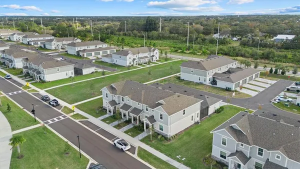 a view of a lake with a house