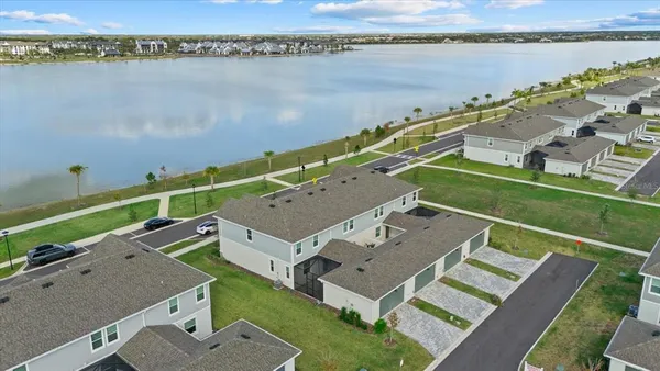 a view of a city with tall buildings