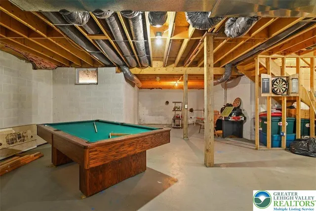 a room with gym equipment