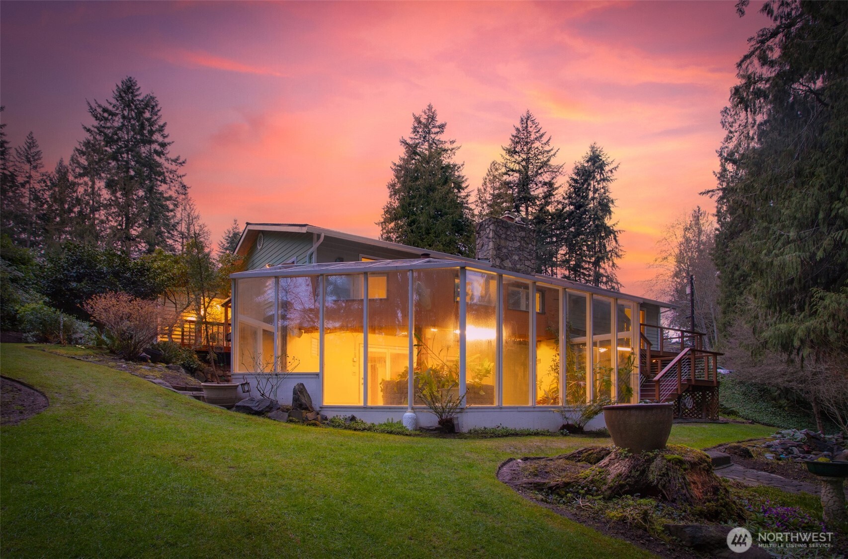 15727 Cascadian Way Bothell, WA 98012 - Photo 28 of 40 a view of a house with backyard and garden