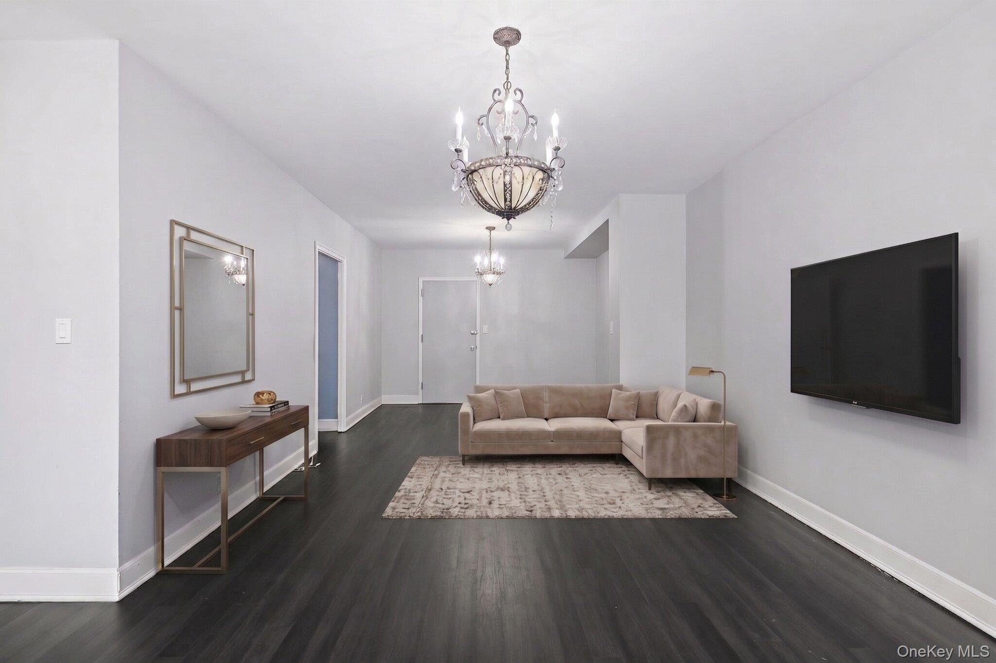 260 Garth Road, Unit 3K4 Scarsdale, NY 10583 - Photo 3 of 18 Virtually Staged Living Room