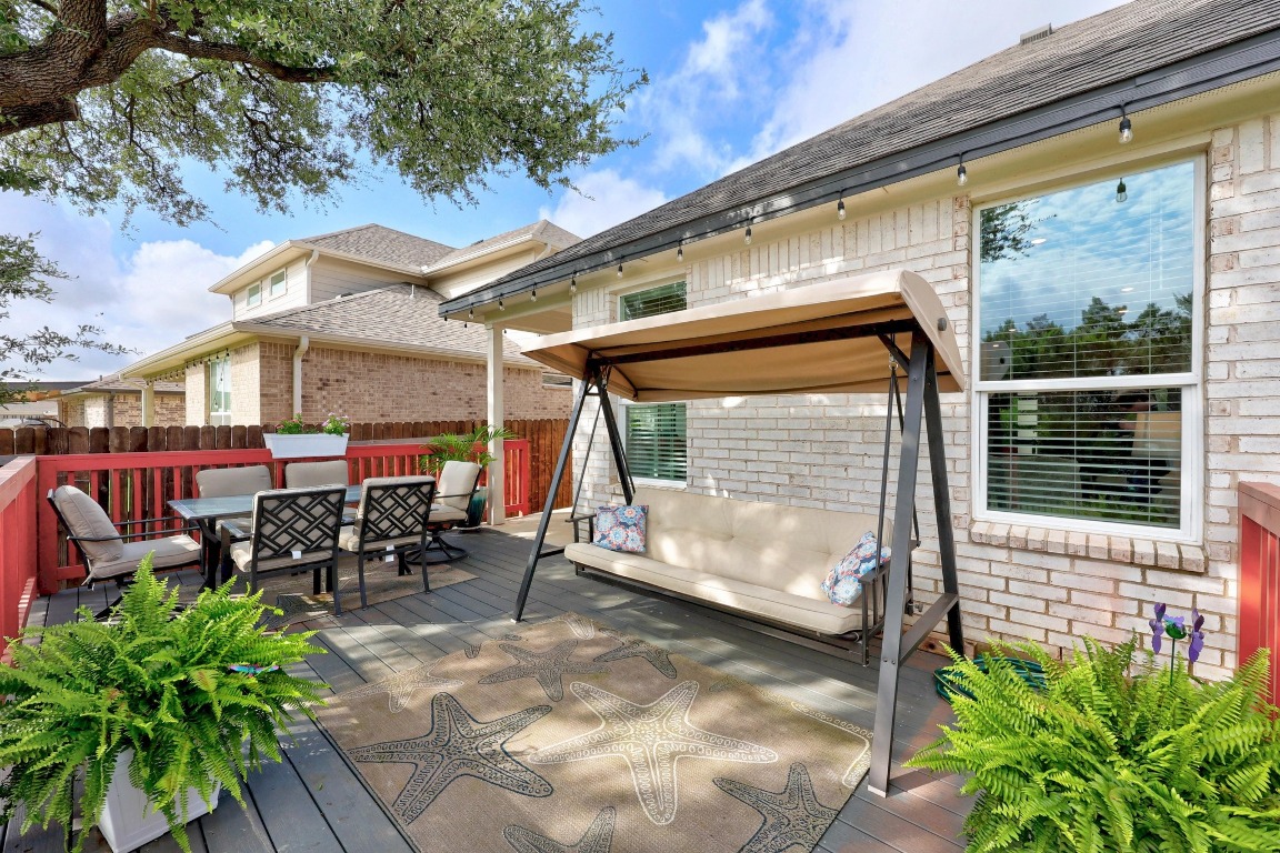 401 Peace Pipe Way Georgetown, TX 78628 - Photo 29 of 37 an outdoor view of the patio and swimming pool