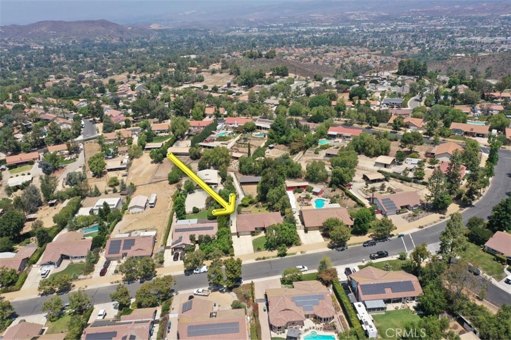 175 Wrangler Road Simi Valley, CA 93065 - Photo 48 of 52 an aerial view of residential houses with outdoor space
