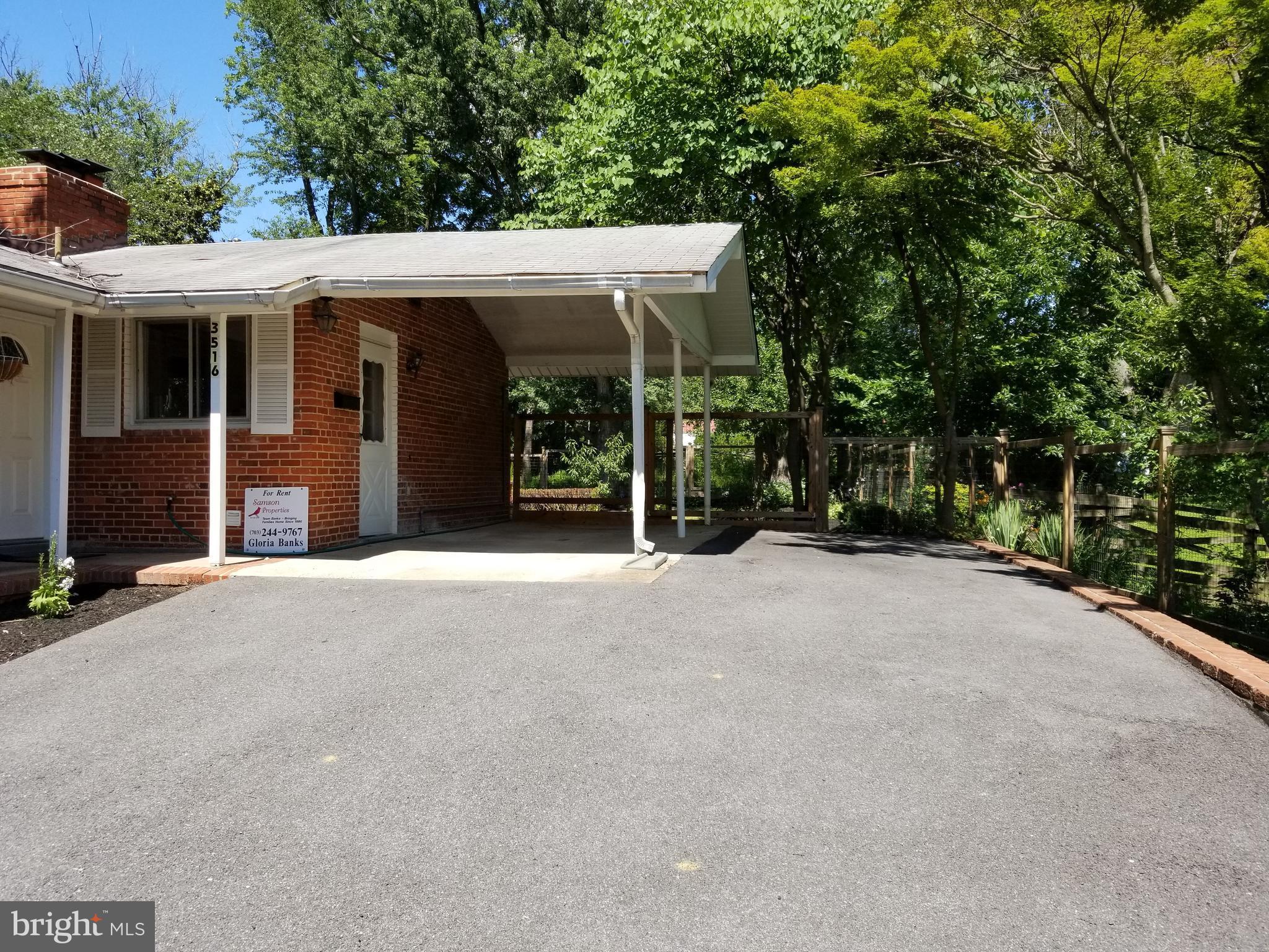 3516 Old Post Road Fairfax, VA 22030 - Photo 41 of 70 Covered carport