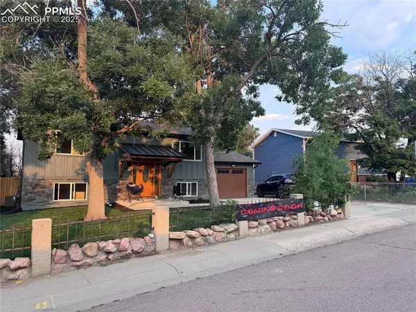 front view of a house with a street