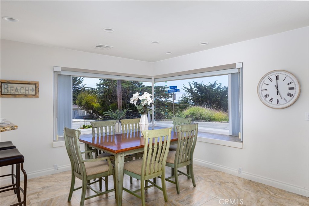 101 Java Street Morro Bay, CA 93442 - Photo 16 of 29 a view of a dining room with furniture window and outside view