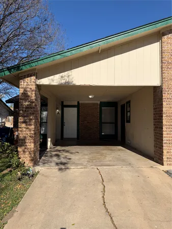 a front view of a building